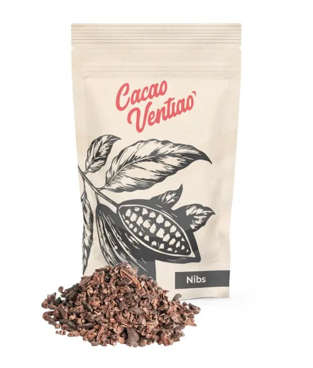 chocolate Nibs de cacao