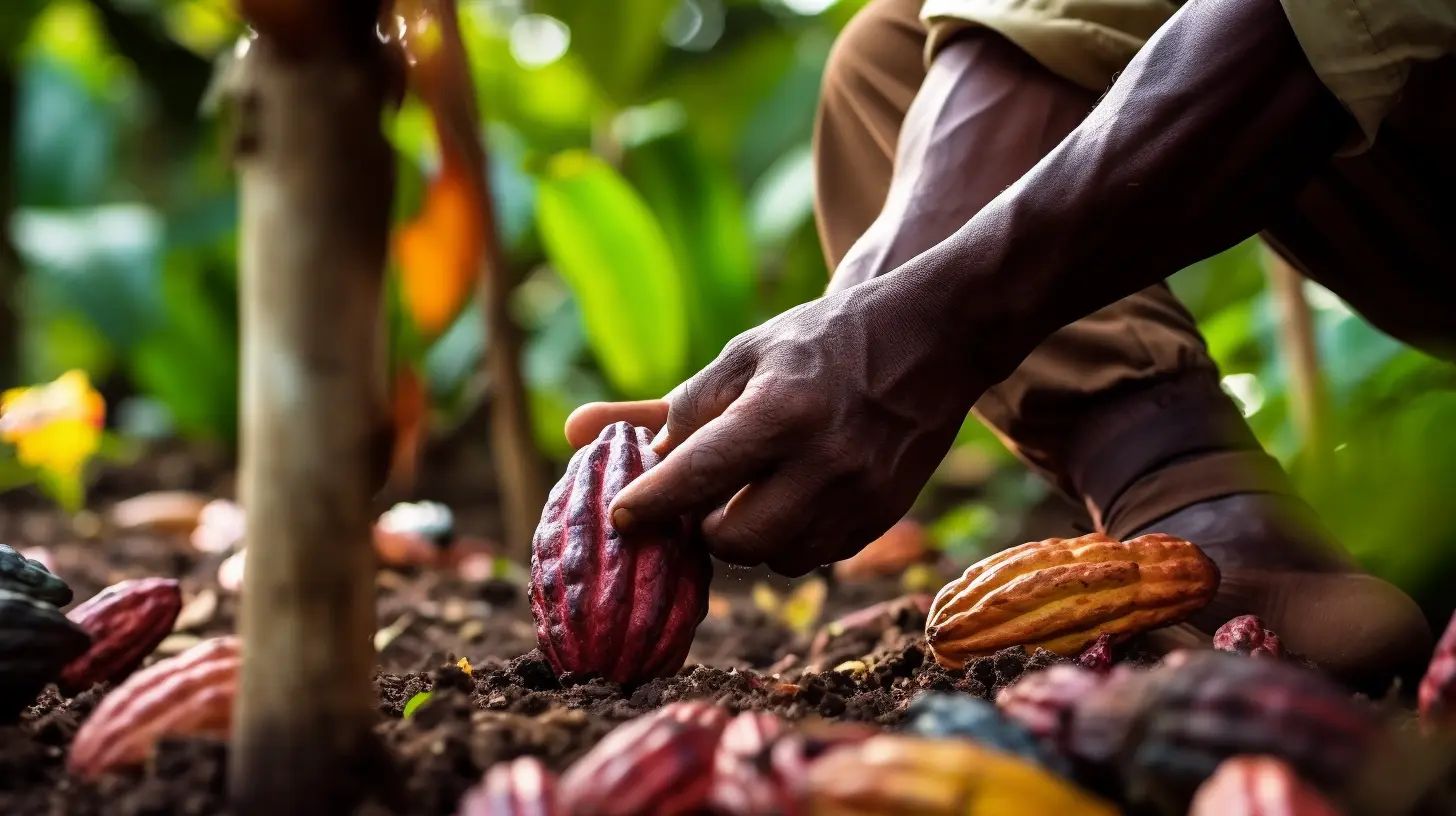 mazorca de cacao